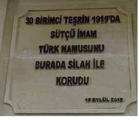 Sütçü İmam Ceşme Kitabe